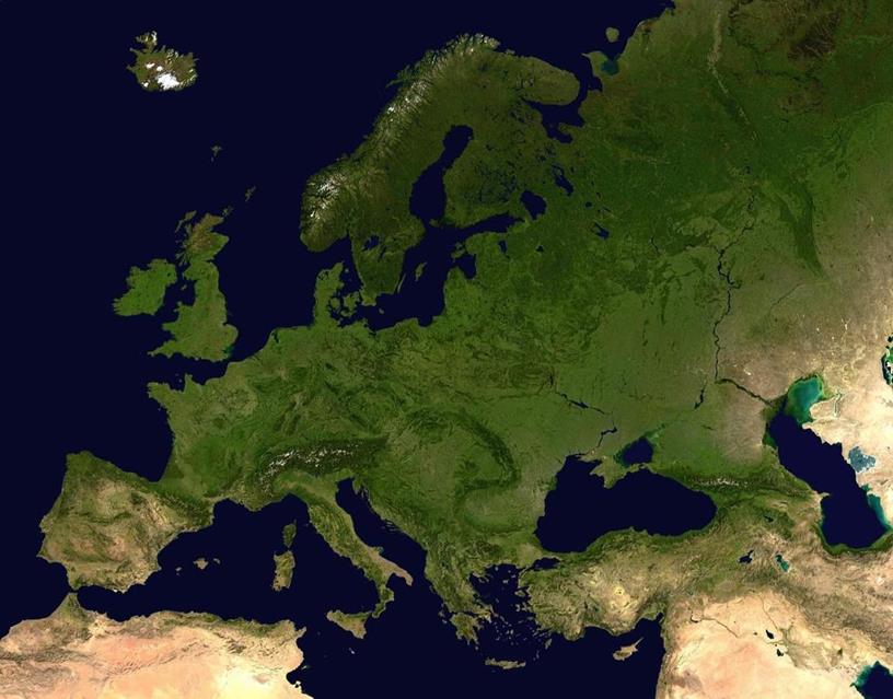 Europe Satellite jigsaw puzzle